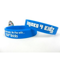 Silkscreen silicone bracelets/Wristbands